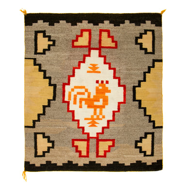 Navajo Crystal Pictorial, Native, Weaving, Wall Hanging