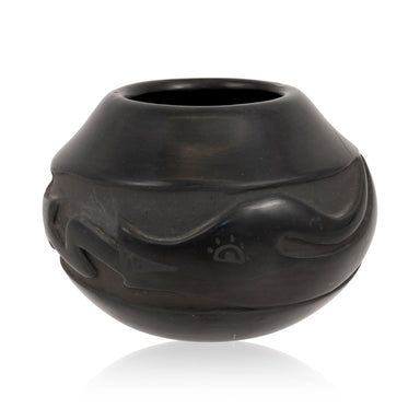 Julia Martinez Black Ware Jar, Native, Pottery, Historic