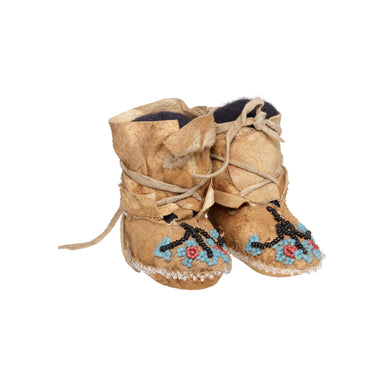 Plateau Baby Moccasins, Native, Garment, Moccasins