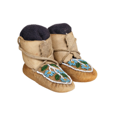 Plateau Baby Moccasins, Native, Garment, Moccasins