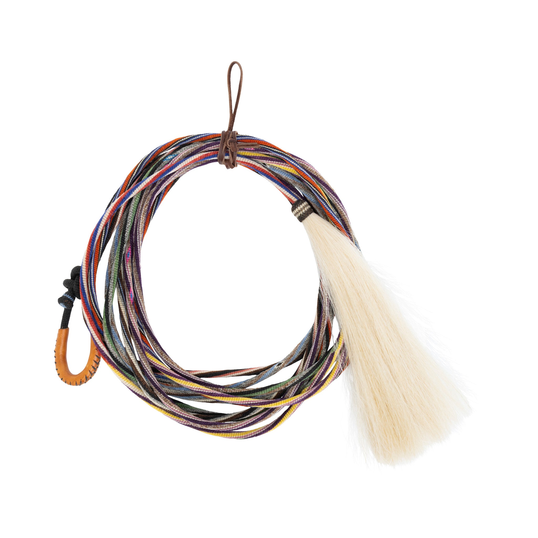 Candy Striped Horsehair Riata, Western, Horse Gear, Riata