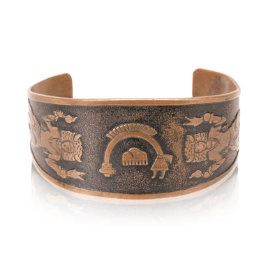 Copper Cuff Bracelet, Jewelry, Bracelet, Southwest
