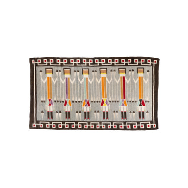 Navajo Yei, Native, Weaving, Wall Hanging