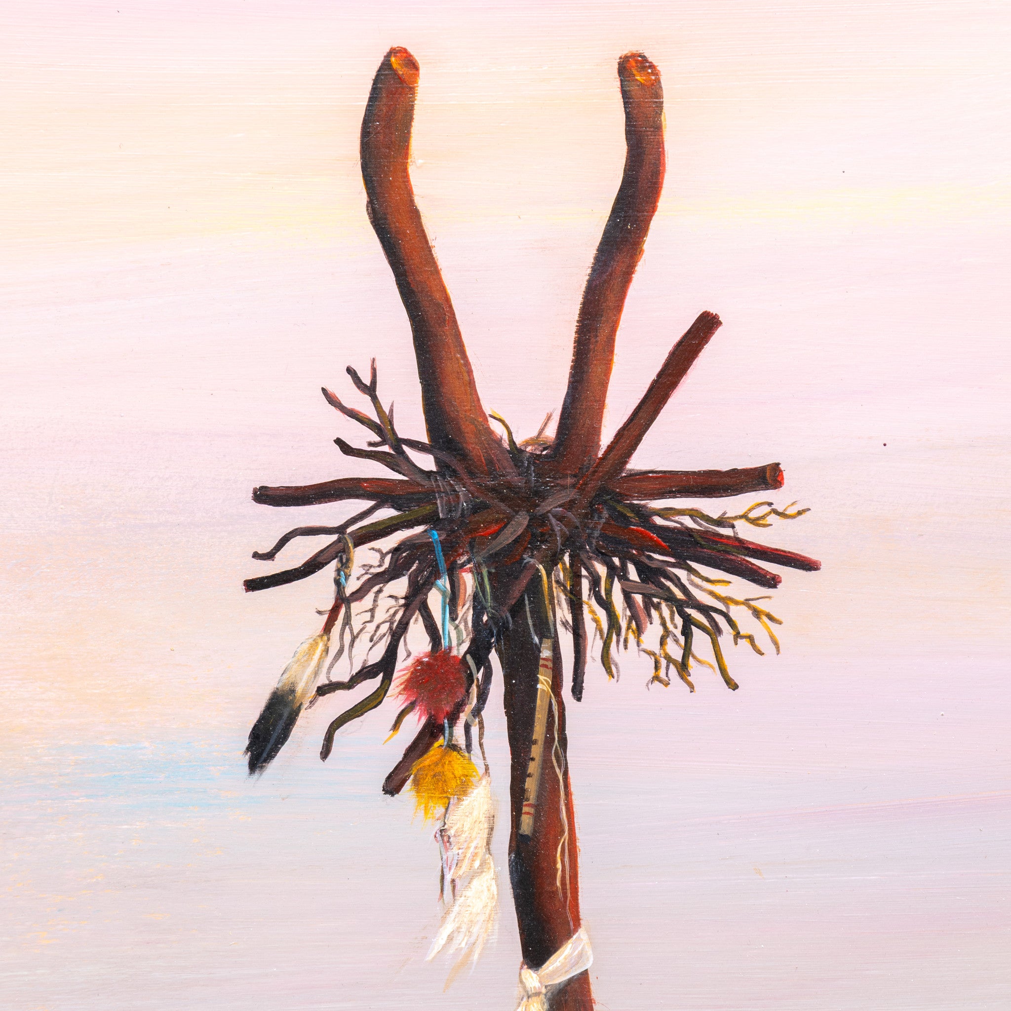 "Sundance Center Pole-Rocky Boys Indian Reservation" by Mario Rabago