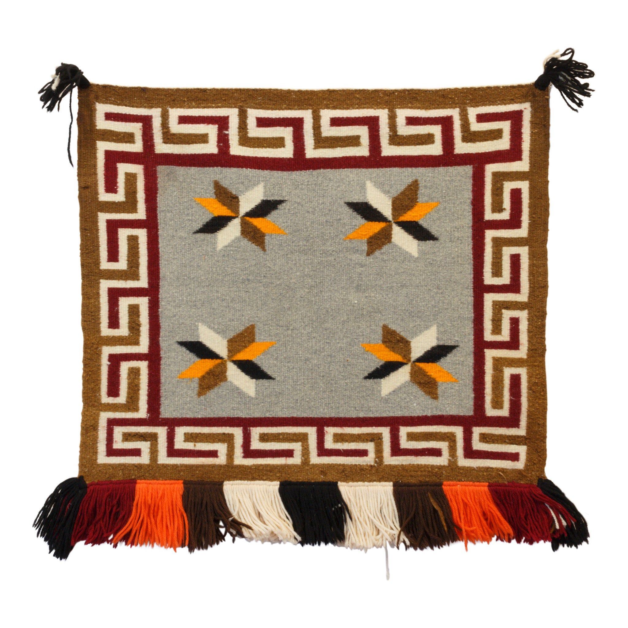 Teec Nos Pos Single Saddle, Native, Weaving, Single Saddle Blanket