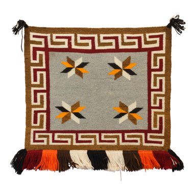 Teec Nos Pos Single Saddle, Native, Weaving, Single Saddle Blanket