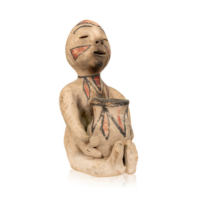 Tesuque Rain God, Native, Pottery, Historic