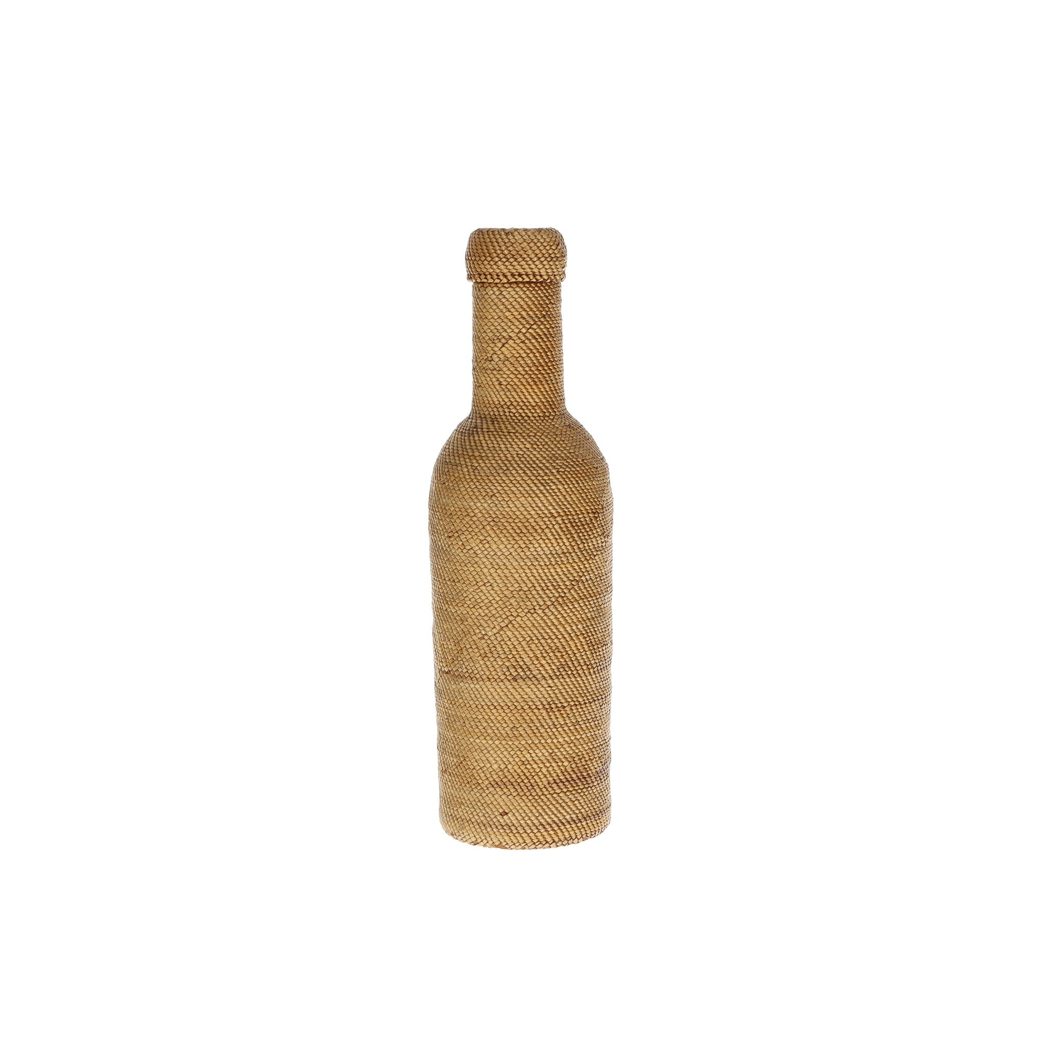 Makah Bottle Basket, Native, Basketry, Bottle Basket