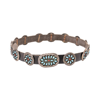 Navajo Shadowbox Concho Belt, Jewelry, Belt, Native