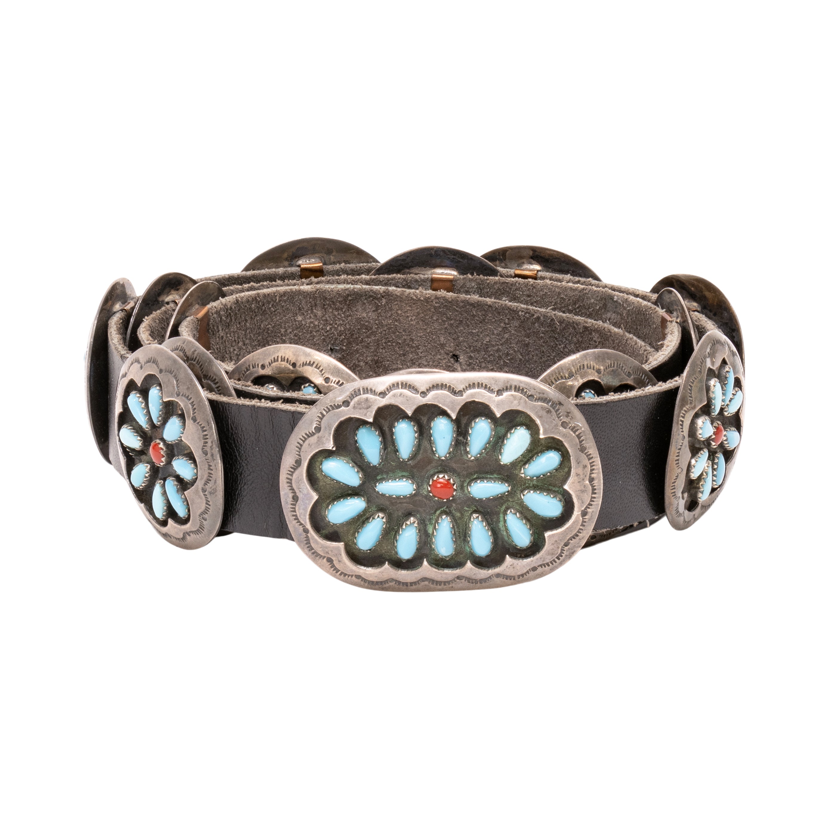 Navajo Shadowbox Concho Belt