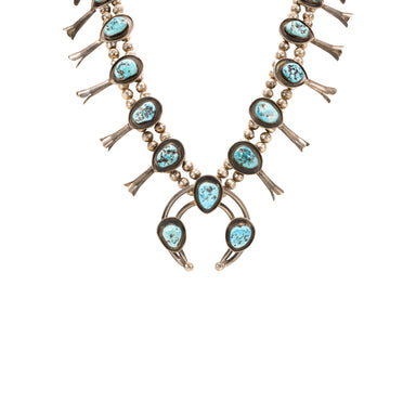 Native Turquoise Squash Blossom, Jewelry, Squash Blossom, Native