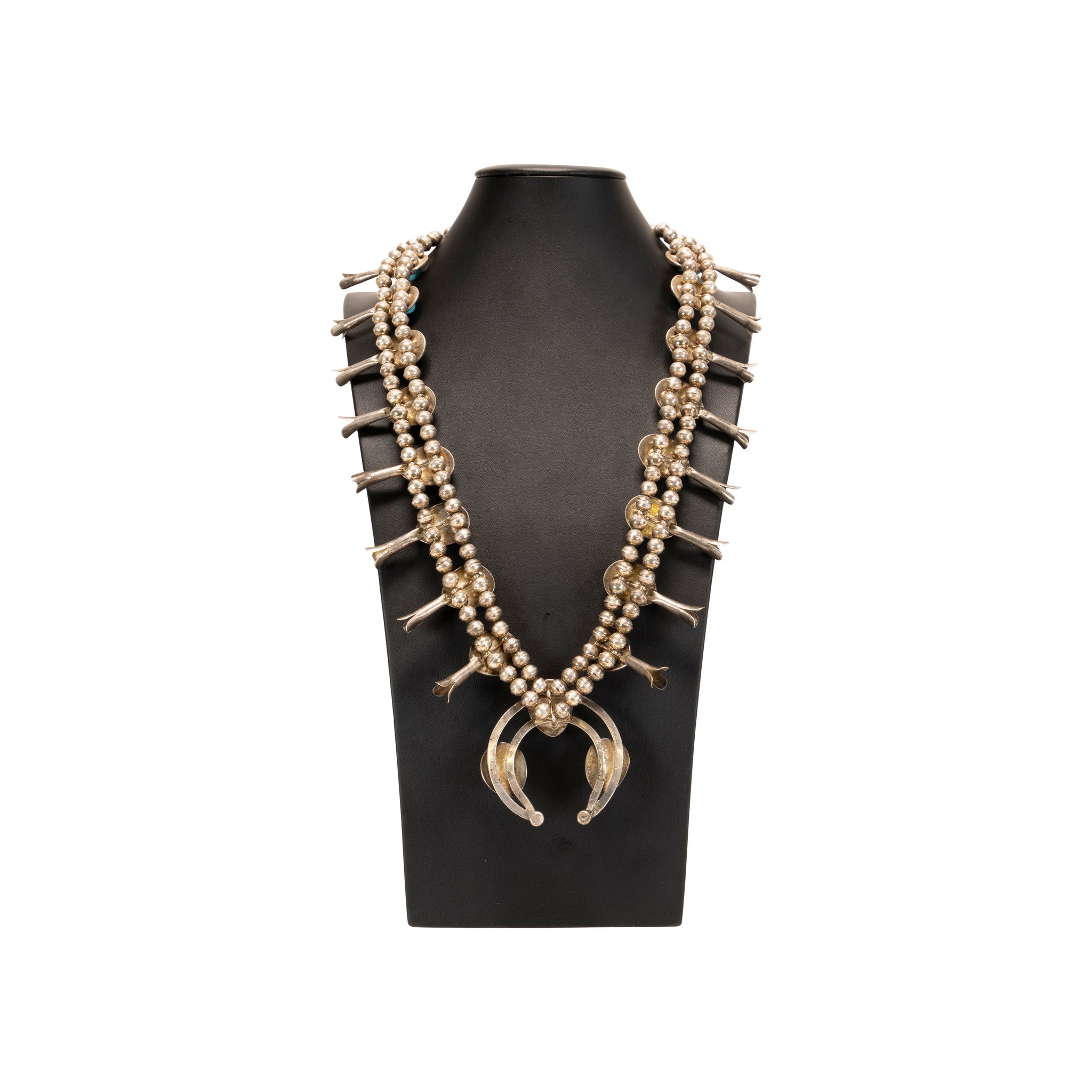 Native Turquoise Squash Blossom