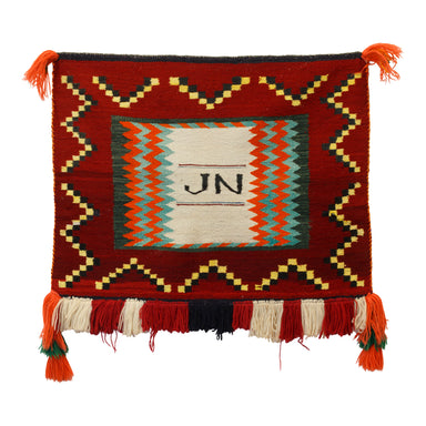 Red Mesa Sunday Saddle, Native, Weaving, Single Saddle Blanket