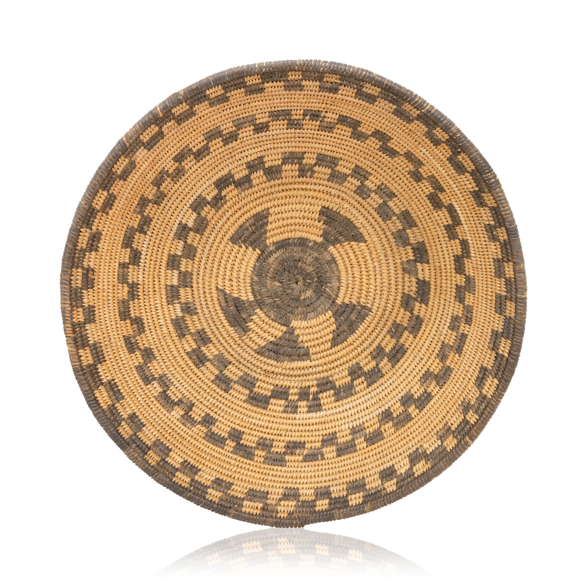 Apache Basketry Tray, Native, Basketry, Plate