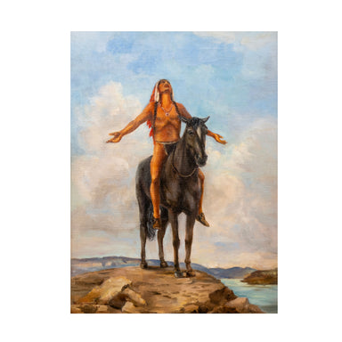 "Prayer to the Great Spirit" by Margo Oswald, Fine Art, Painting, Native American