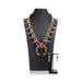Native Coral Squash Blossom Necklace, Jewelry, Squash Blossom, Native