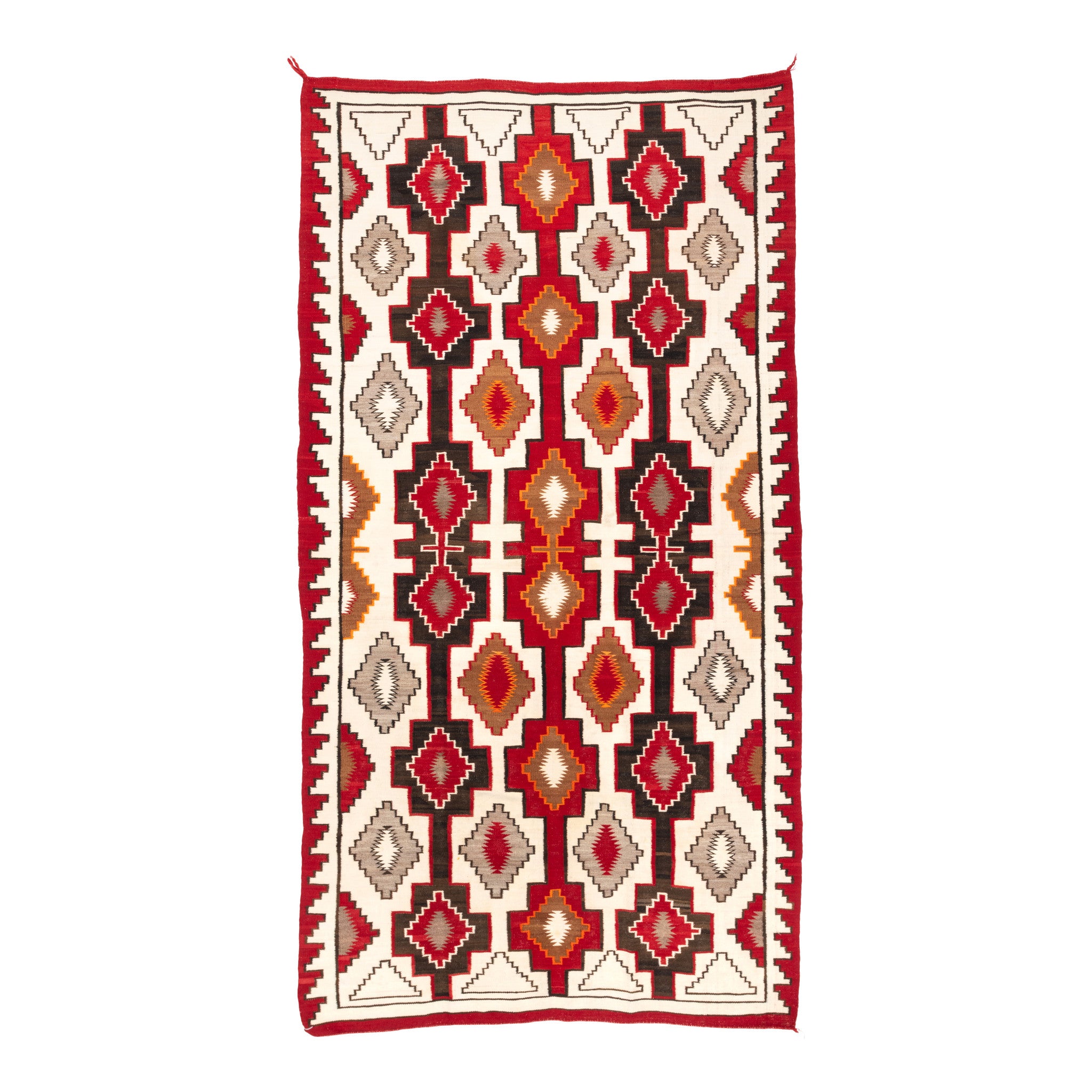 Red Mesa, Native, Weaving, Floor Rug