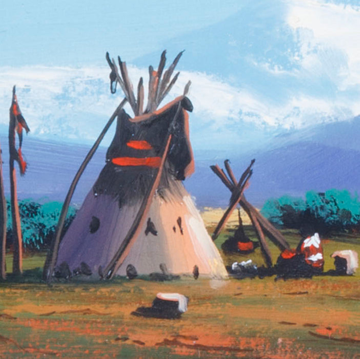 Montana Mountain By Heinie Hartwig