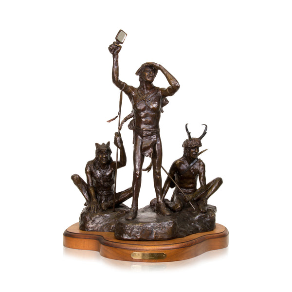 "The Signal Glass" Bronze by Robert Scriver, Fine Art, Bronze, Limited