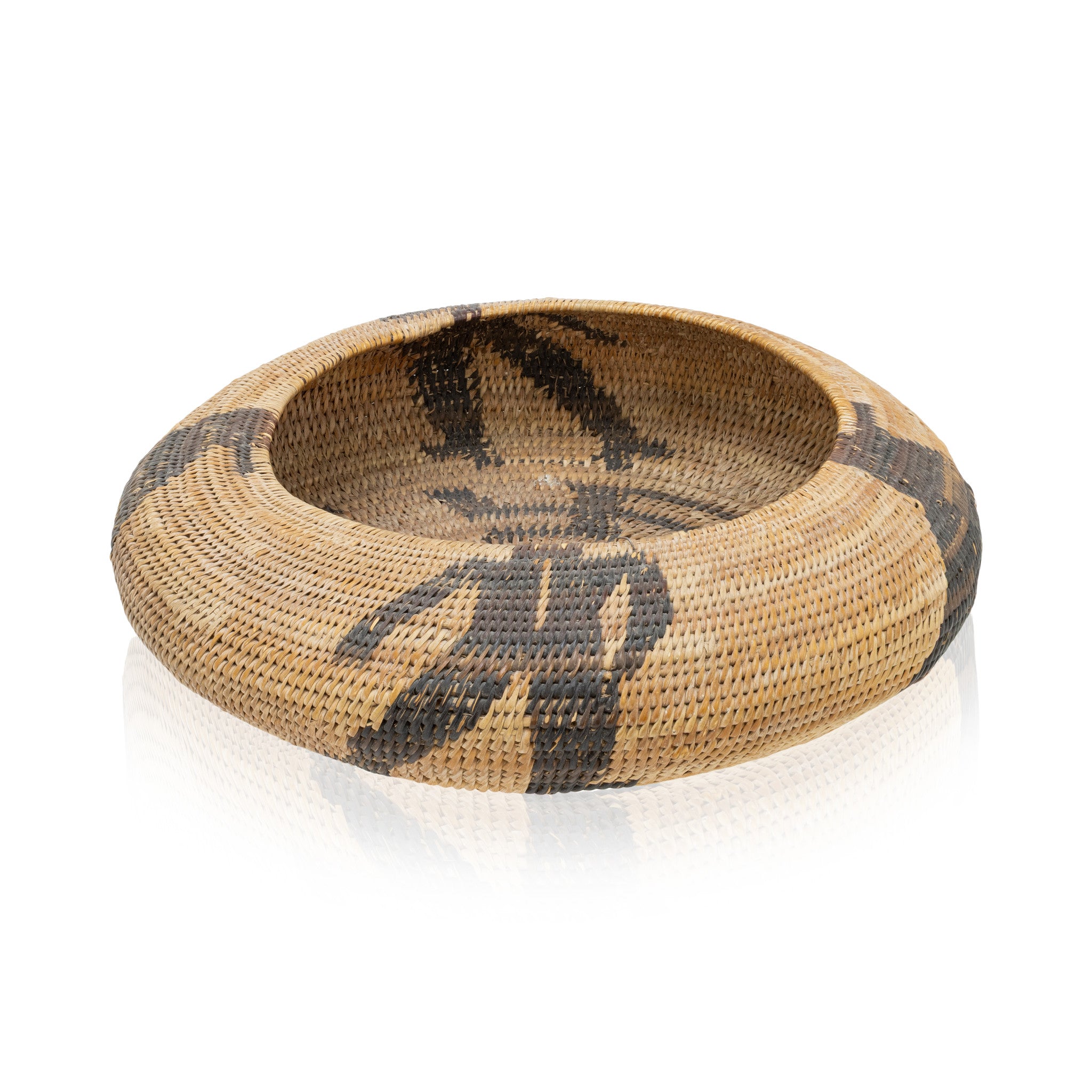 Pomo Basket, Native, Basketry, Vertical