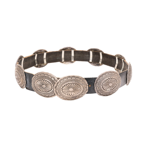 Navajo Concho Belt, Jewelry, Belt, Native