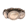 Navajo Stylized Silver Concho Belt