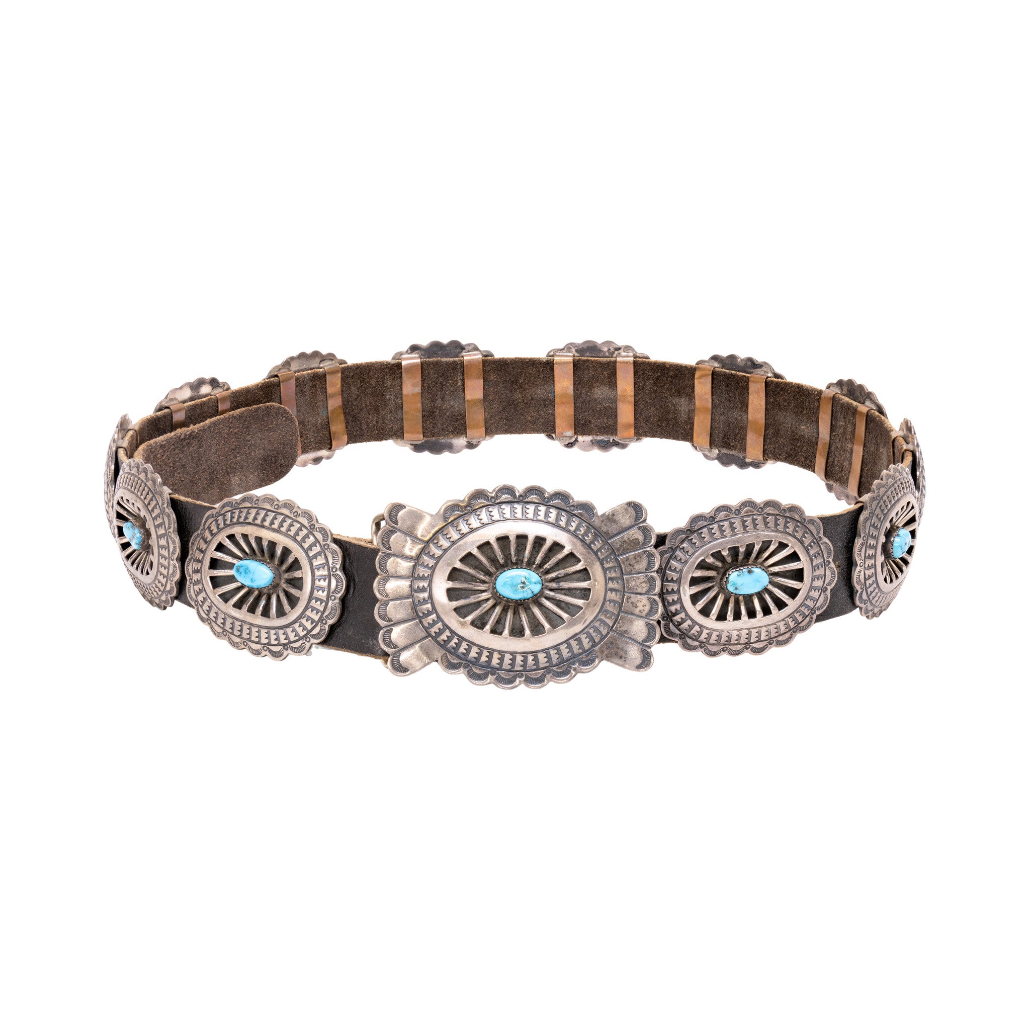 Navajo Concho Belt, Jewelry, Belt, Native