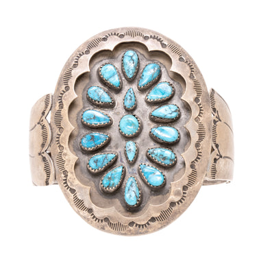 Navajo Teardrop Cluster Bracelet, Jewelry, Bracelet, Native