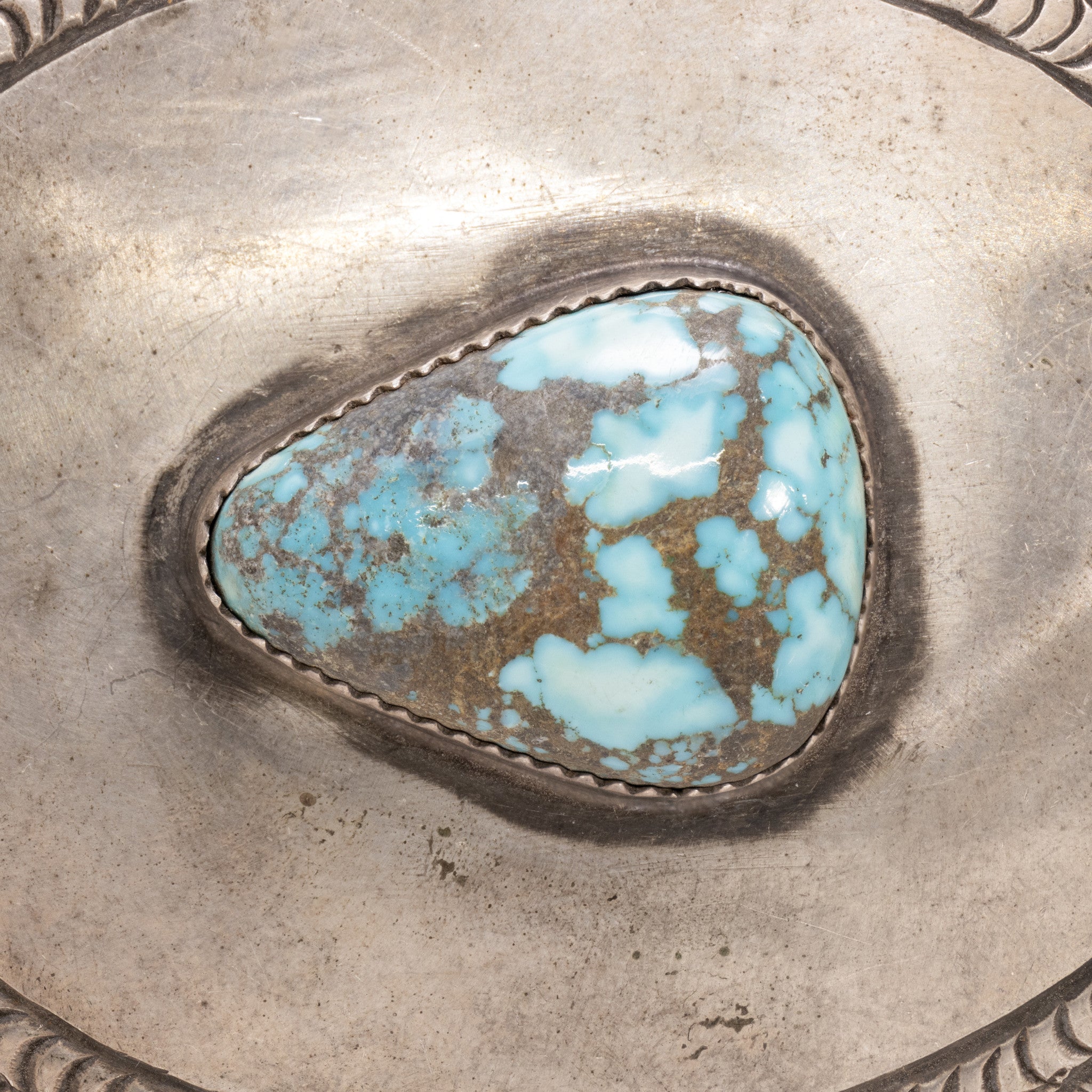 Navajo Kingman Turquoise Buckle