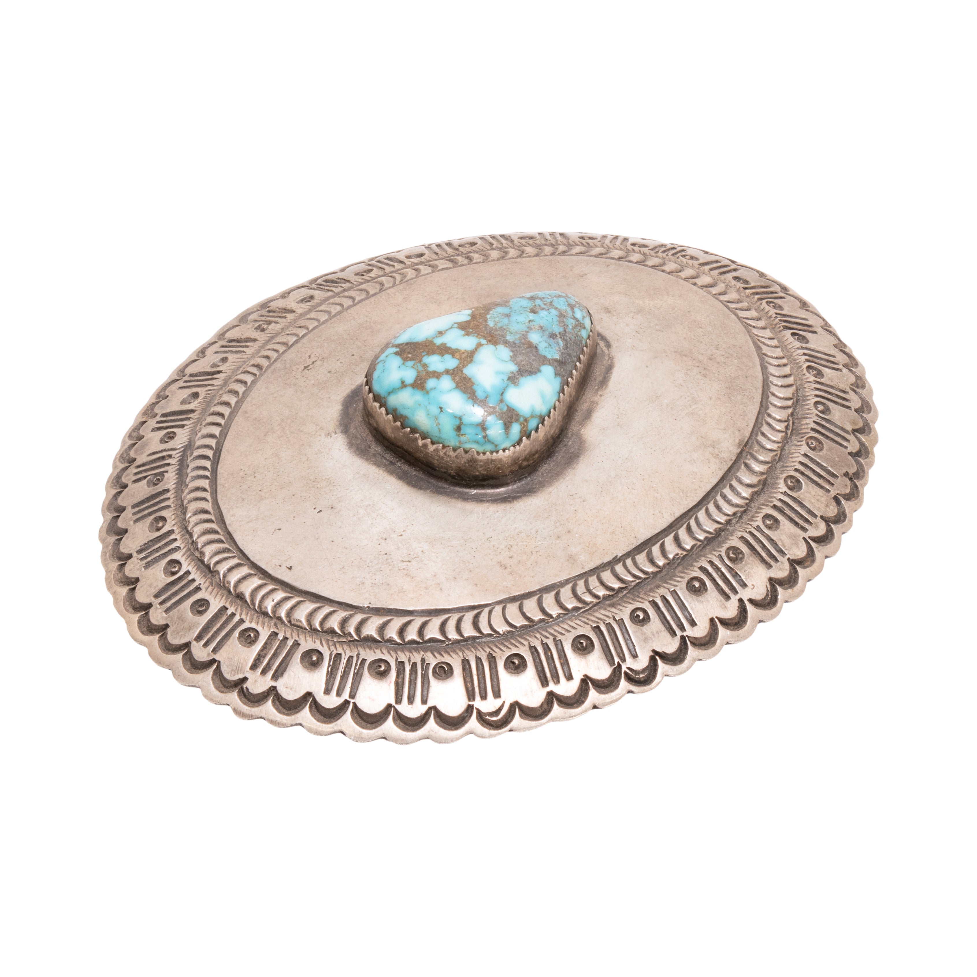 Navajo Kingman Turquoise Buckle