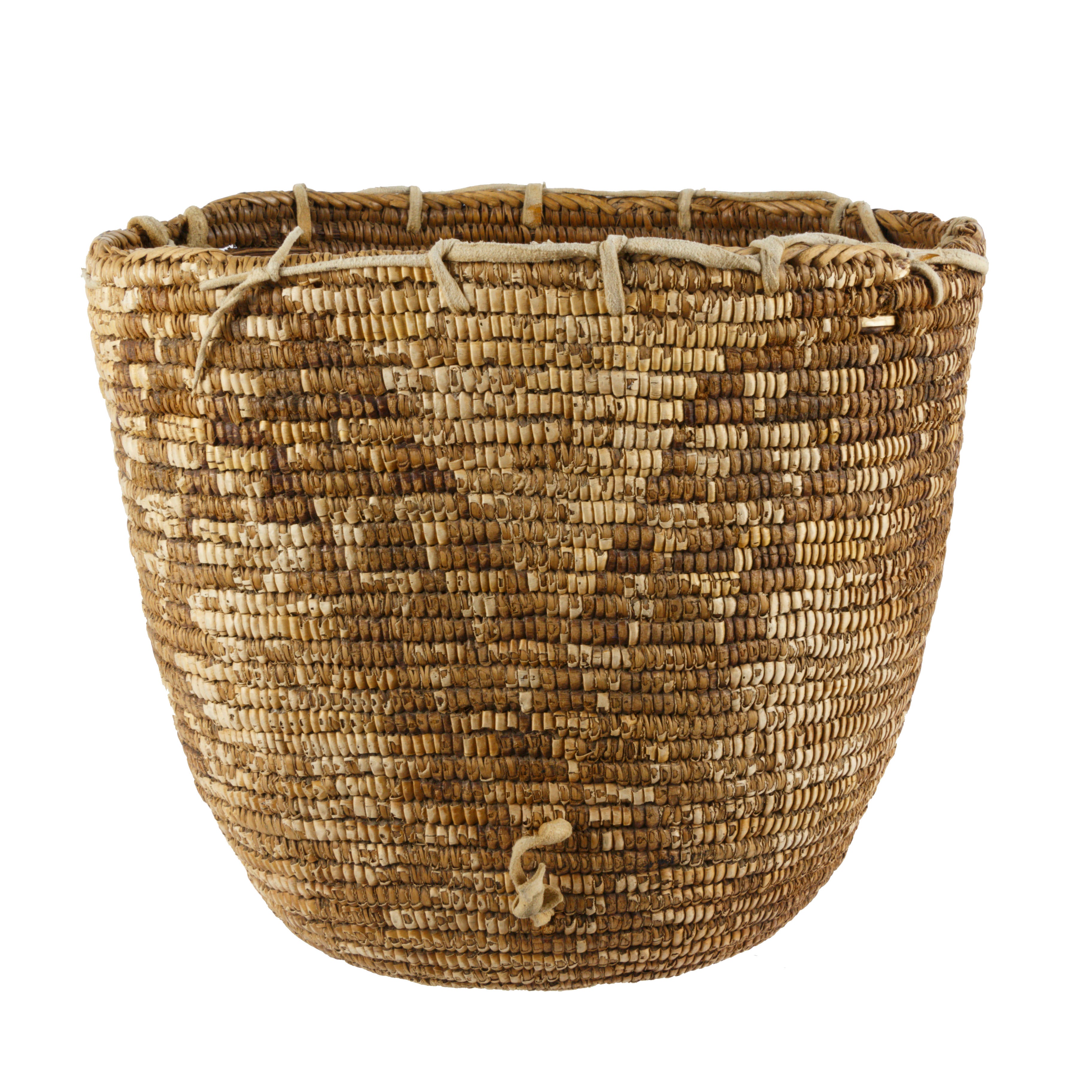 Klickitat Berry Basket, Native, Basketry, Vertical