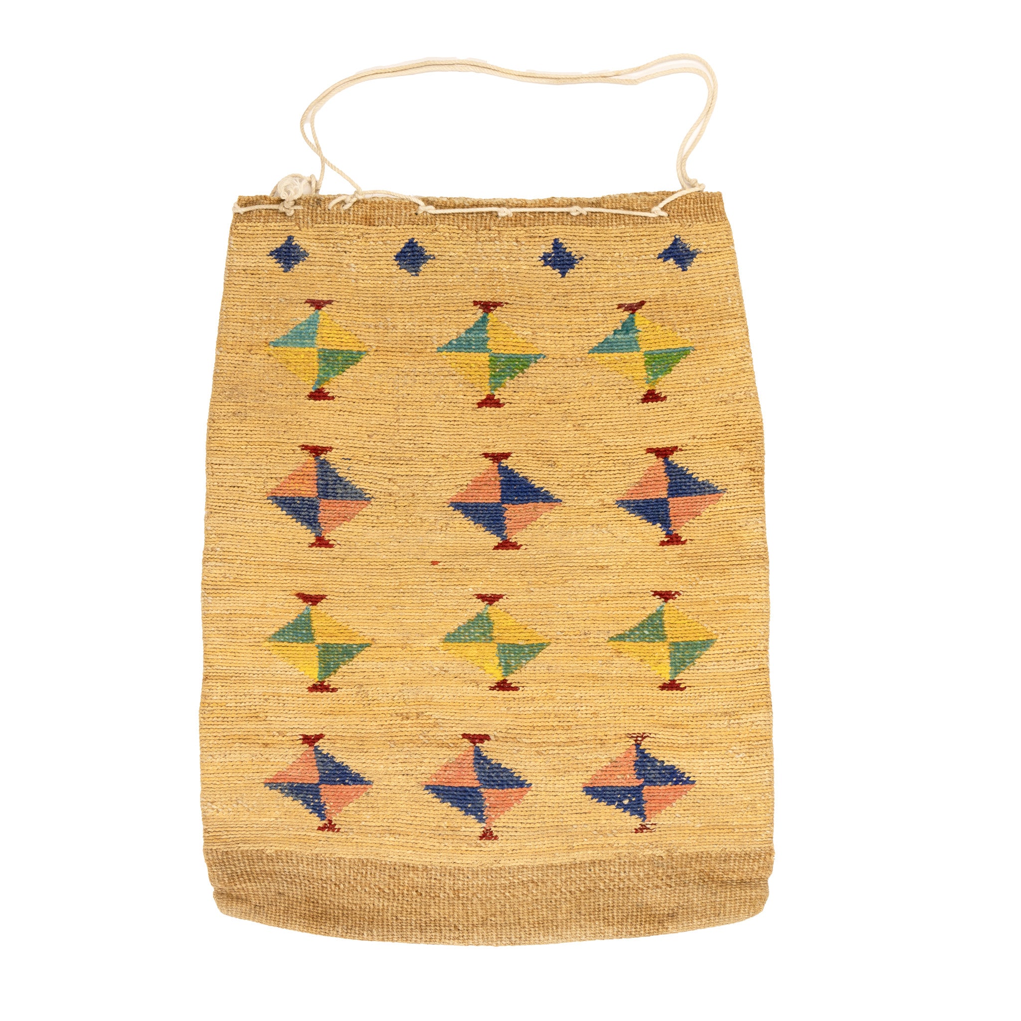Nez Perce Corn Husk, Native, Basketry, Corn Husk