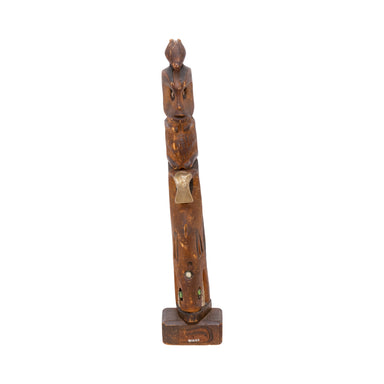 Salish Totem, Native, Carving, Totem Pole
