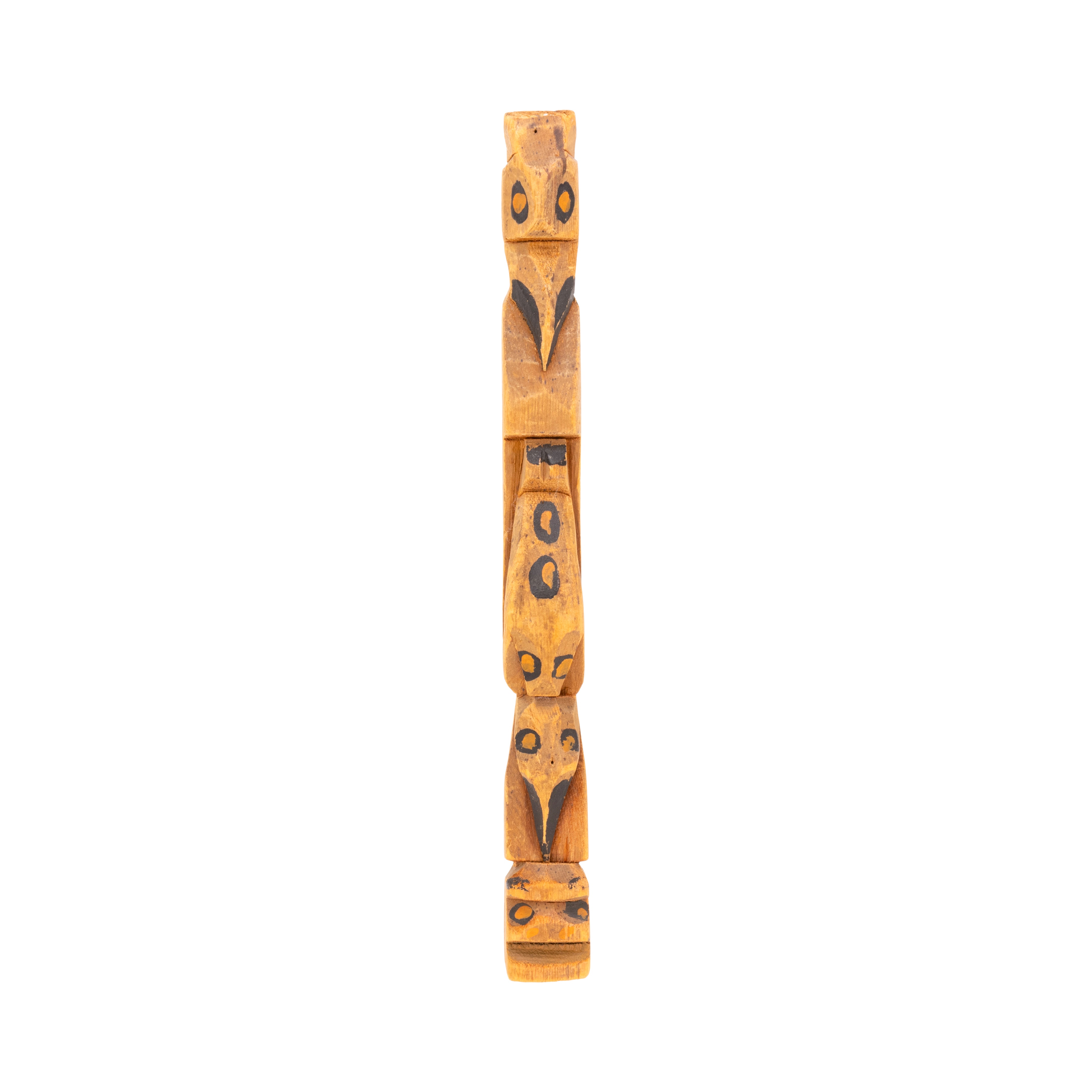 Old Coast Salish Totem, Native, Carving, Totem Pole