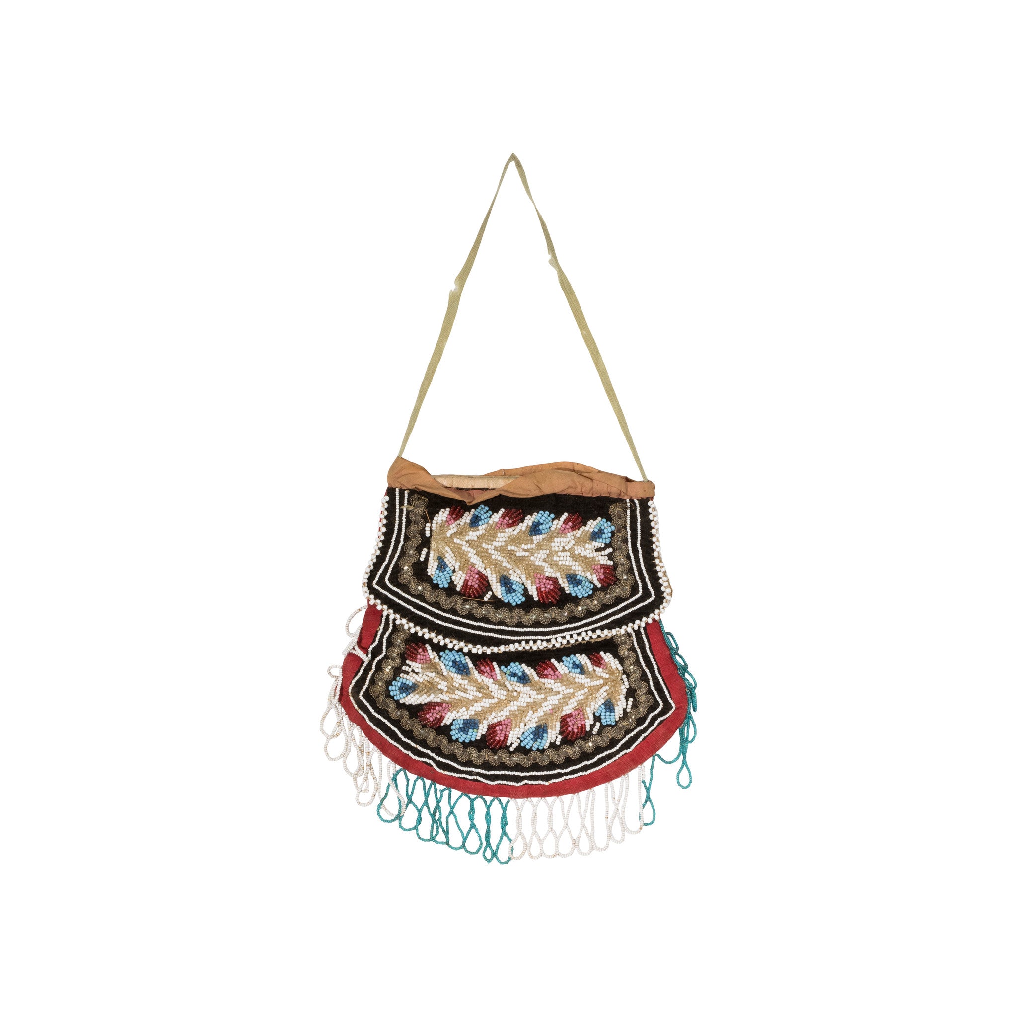 Iroquois Beaded Bag, Native, Bag, Pouch