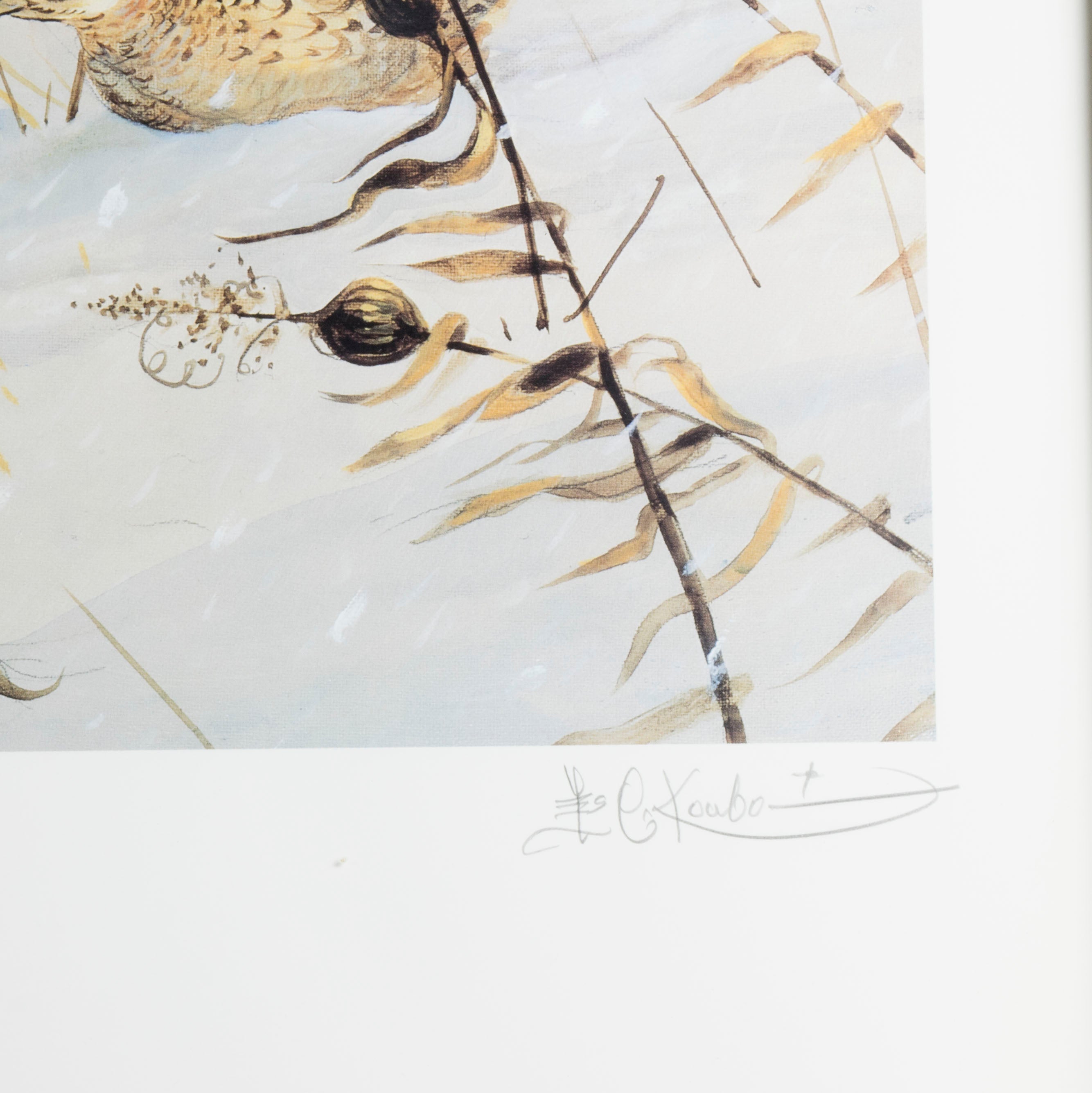 "The Blizzard" Spheasants by Les G. Kouba