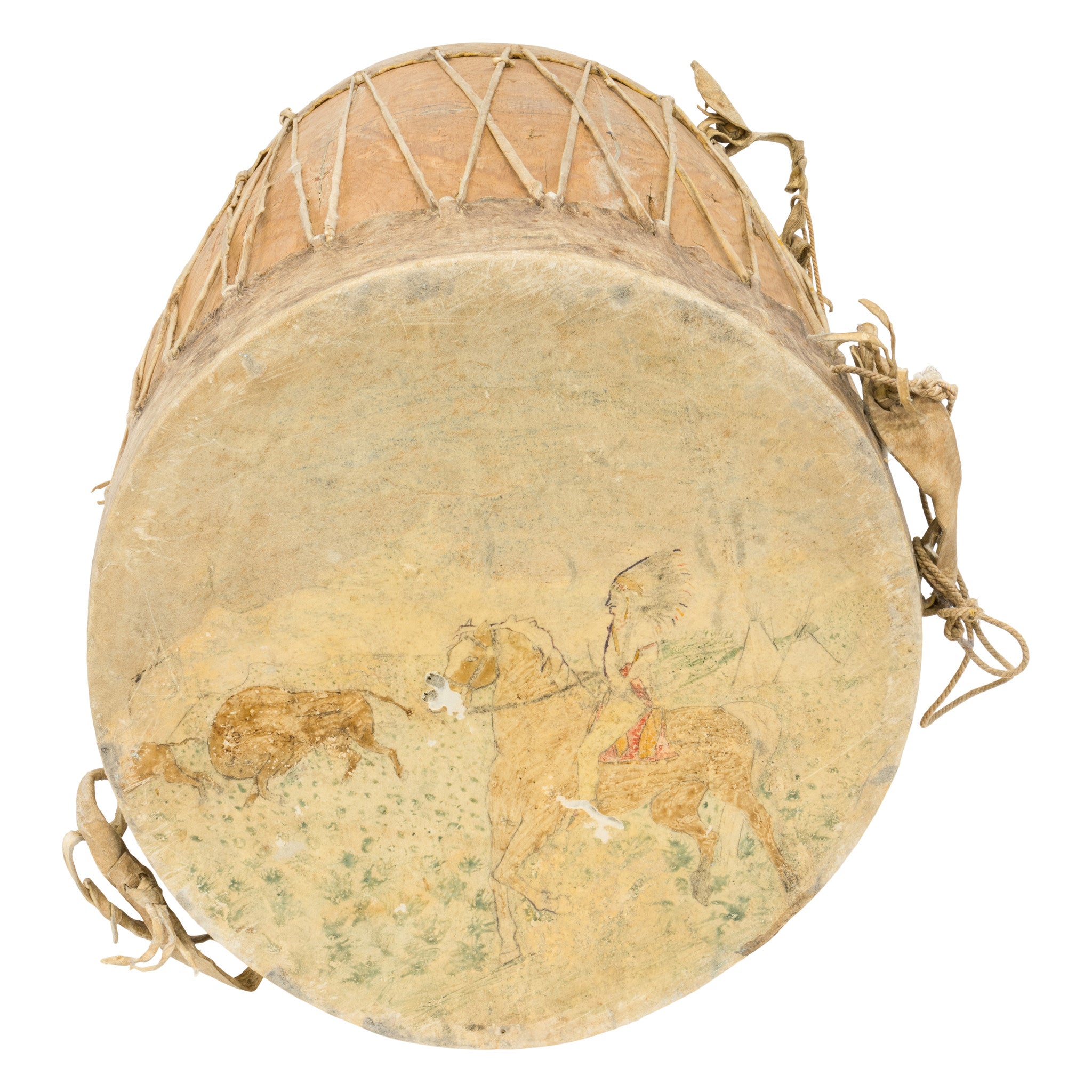 Pueblo Pictorial Drum