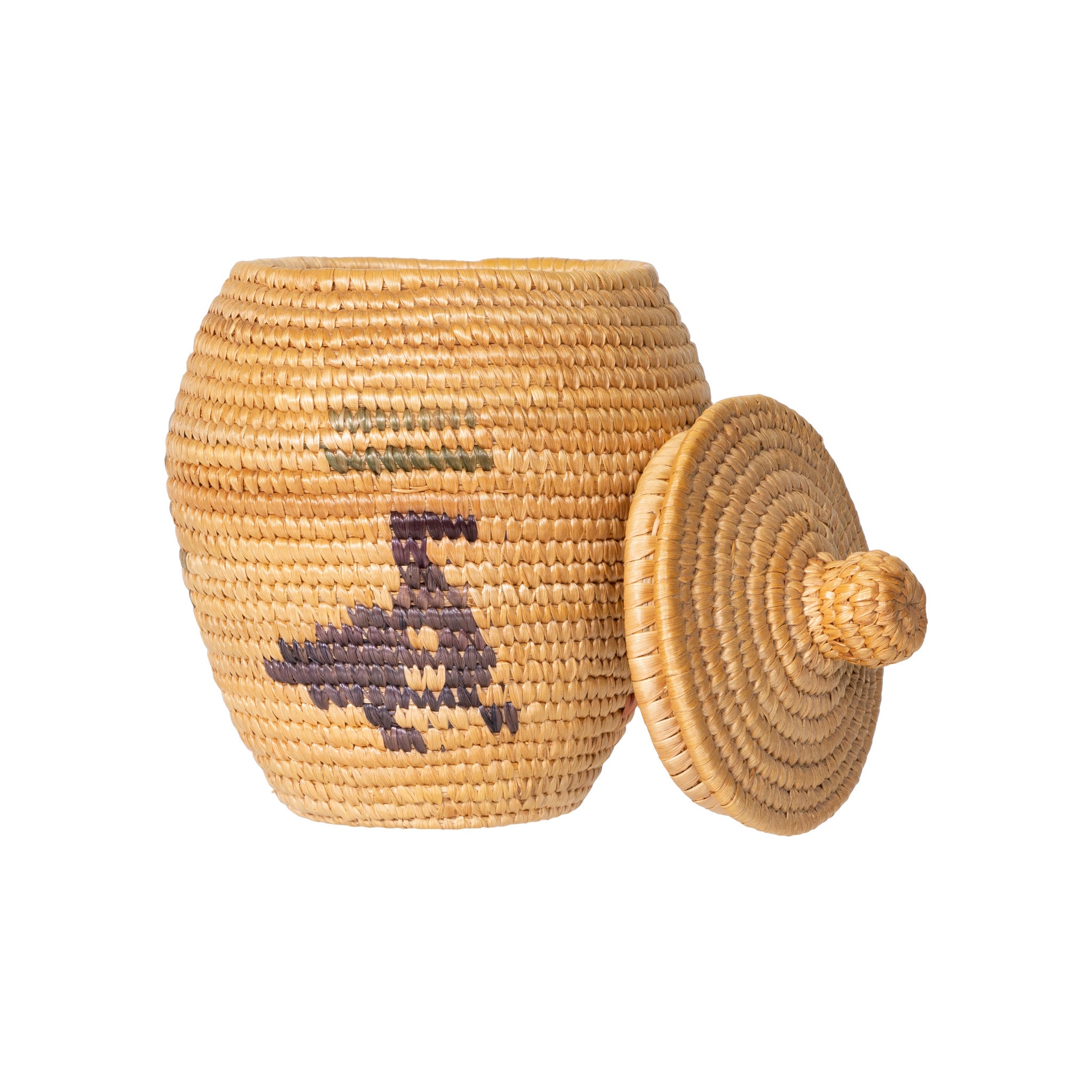 Alaskan Basketry Jar