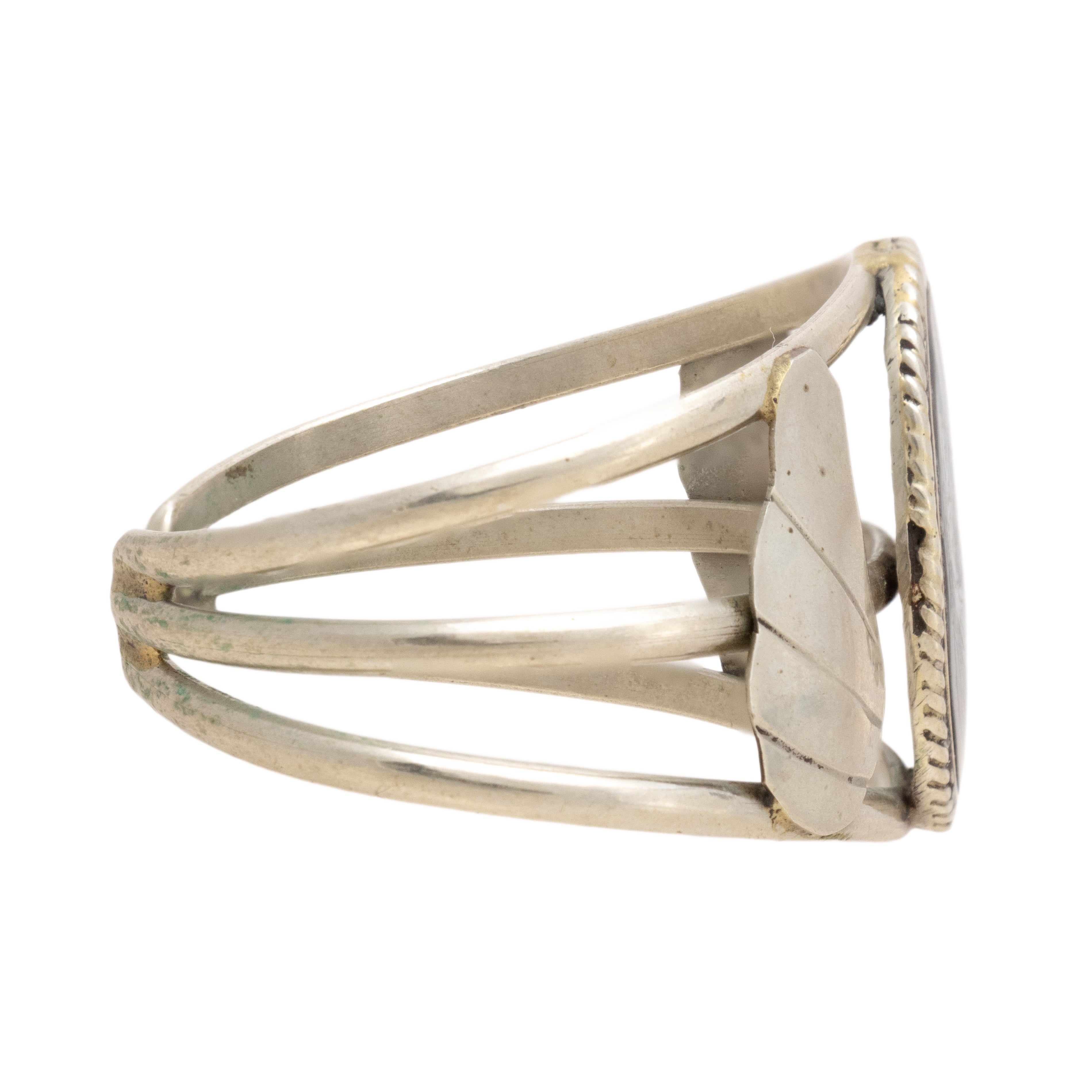 Abalone and Sterling Silver Bracelet