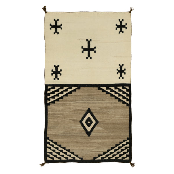 Navajo Double Saddle, Native, Weaving, Double Saddle Blanket