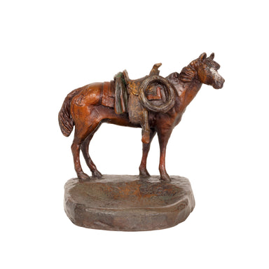 Cowboy Horse by Charlie Beil, Fine Art, Bronze, Limited