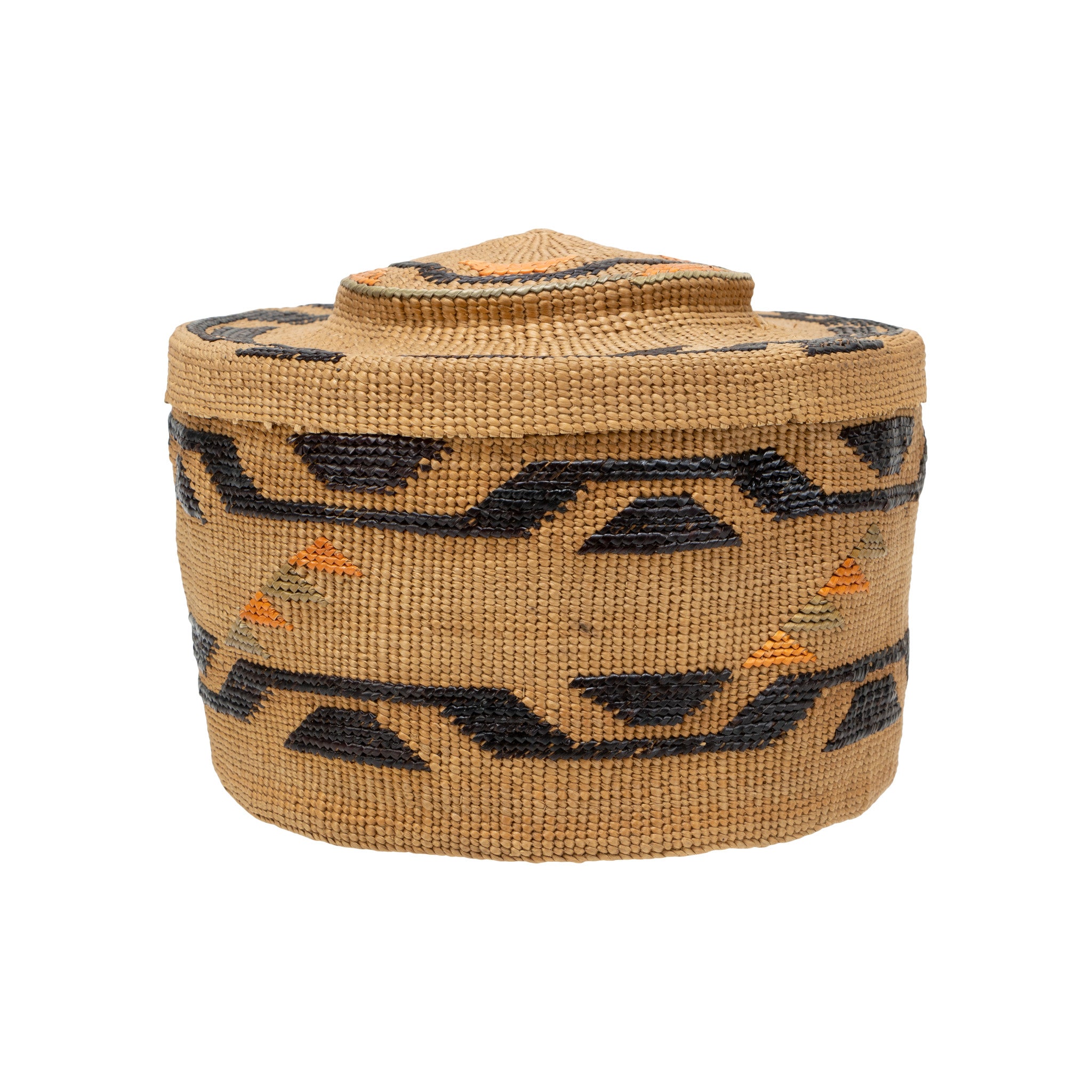 Tlingit Rattle Top Basket