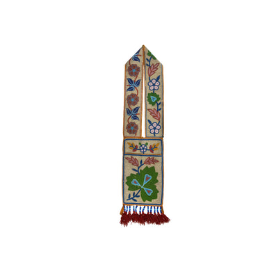 Ojibwe Bandolier, Native, Bag, Bandolier Bag