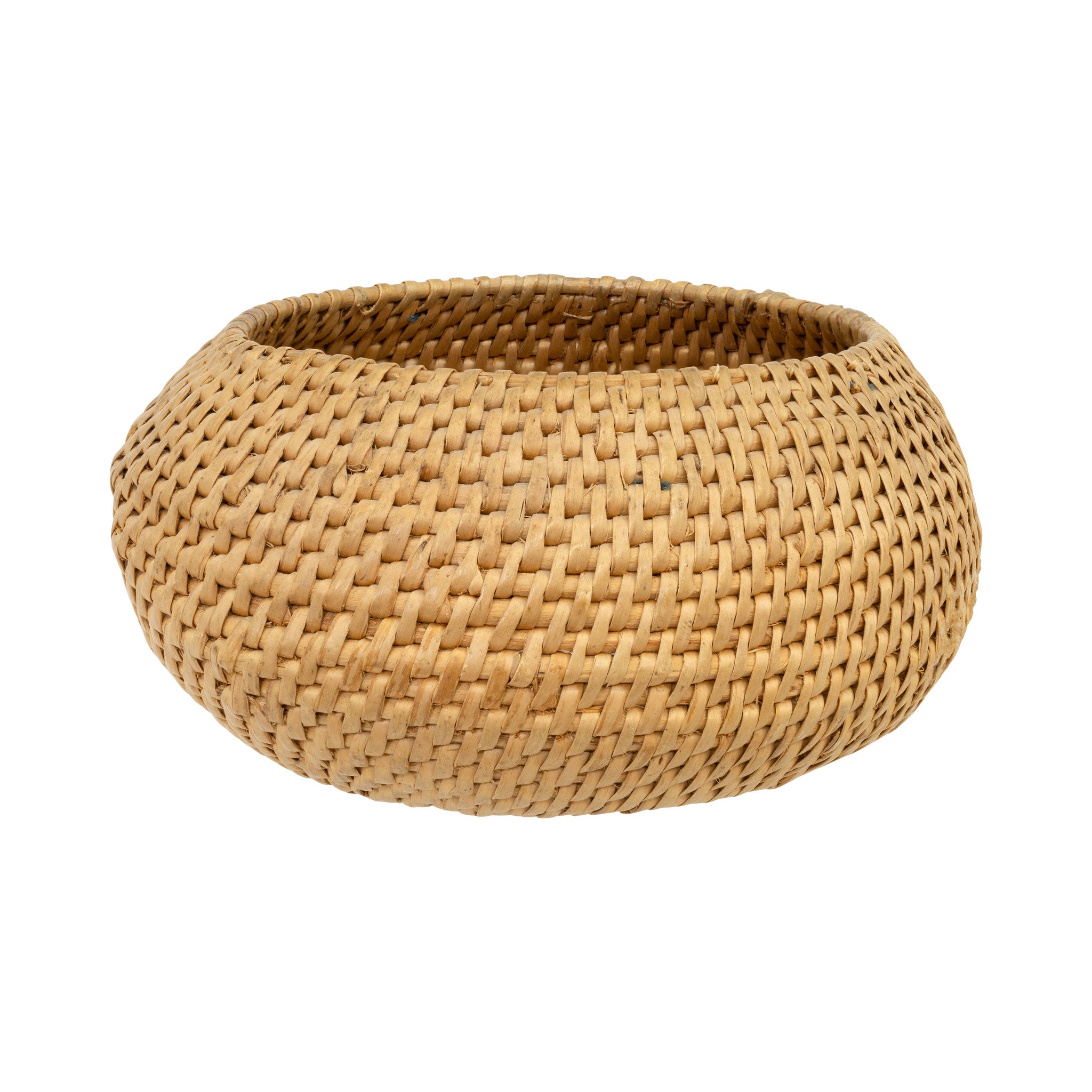 Washoe Basket, Native, Basketry, Vertical