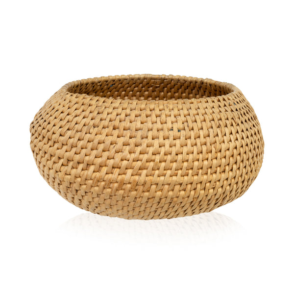 Washoe Basket, Native, Basketry, Vertical