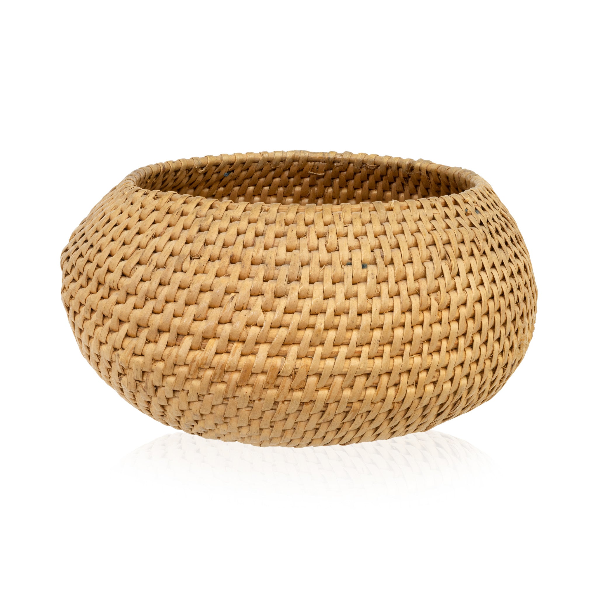 Washoe Basket, Native, Basketry, Vertical