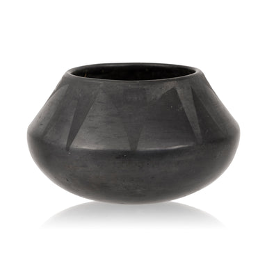 Marie and Julian Martinez Black Ware Jar, Native, Pottery, Historic