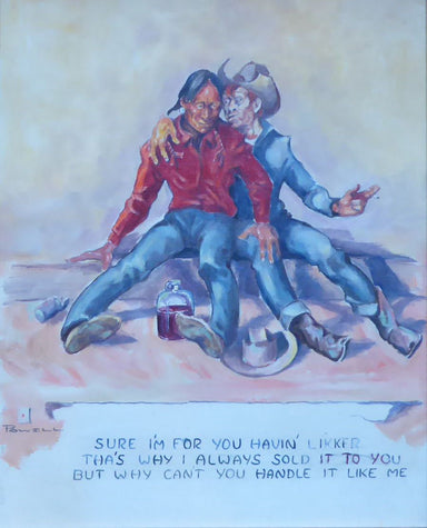 "Self Portait" by Ace Powell, Fine Art, Painting, Western