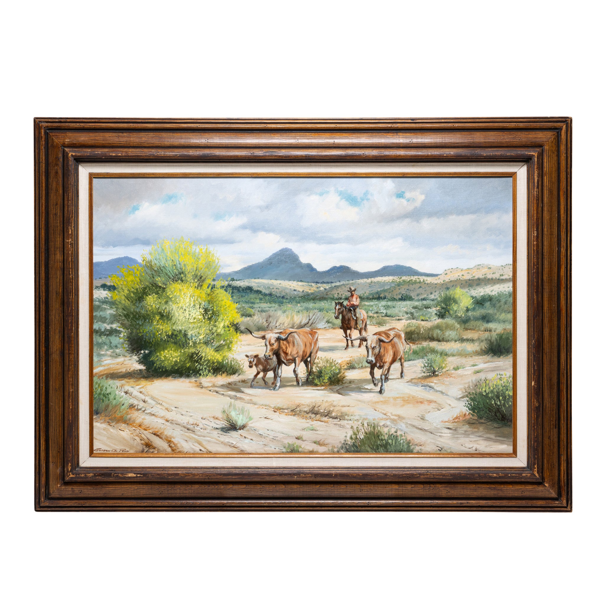 Longhorns by Gordon G. Pond