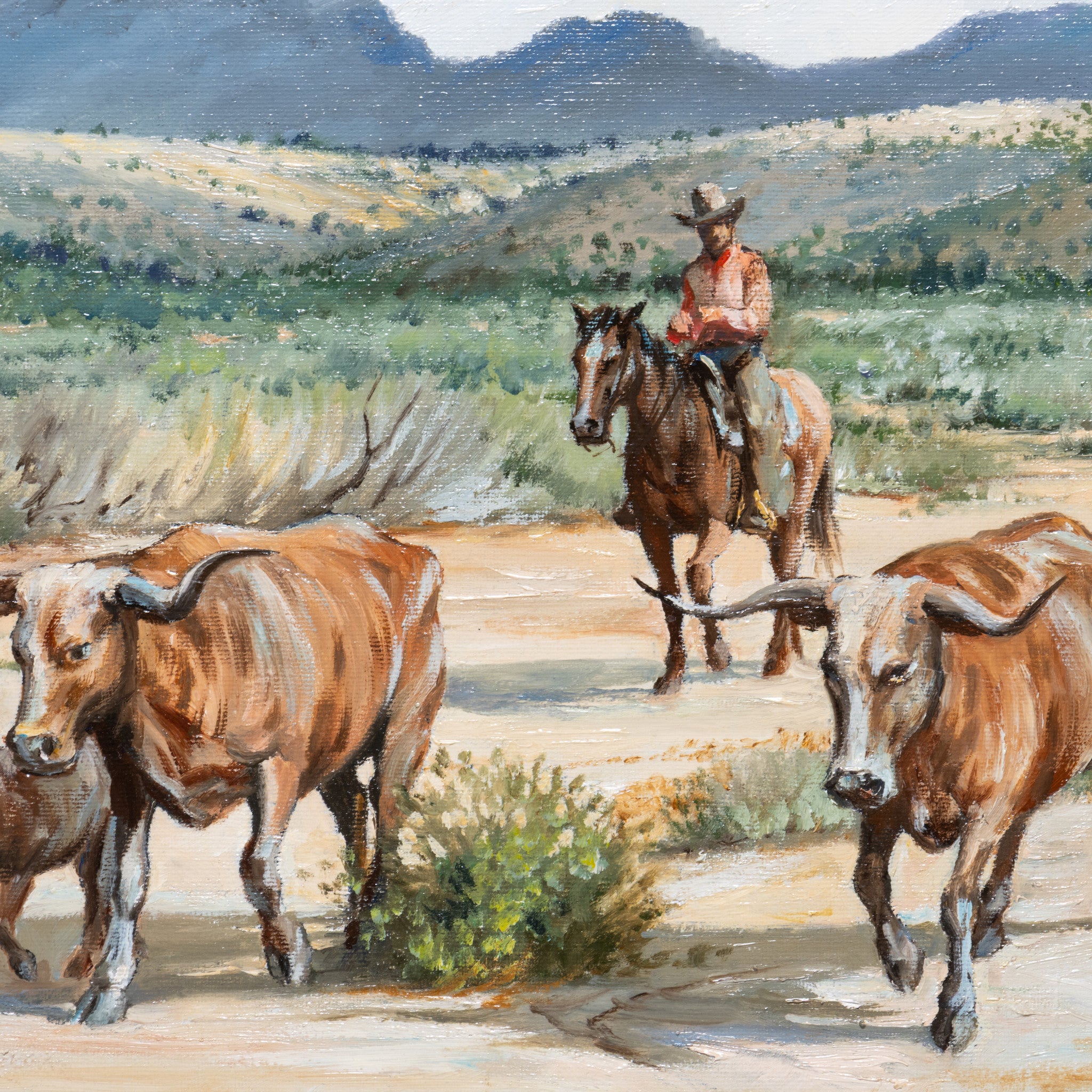 Longhorns by Gordon G. Pond